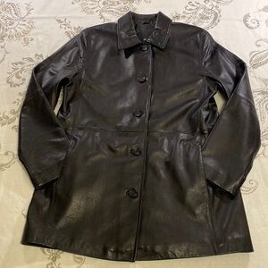 Leather jacket‎ by JLC New York